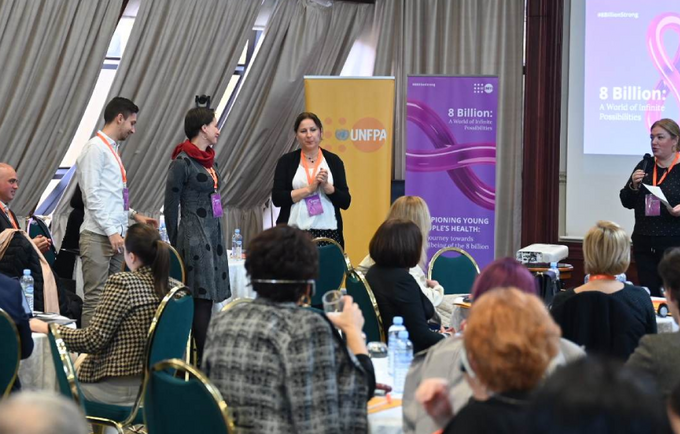 Exchange of experiences in the region on comprehensive sexuality education. Photo credit: UNFPA North Macedonia