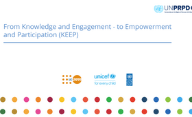 Activities within the joint UNFPA, UNICEF and UNDP project for people with disabilities